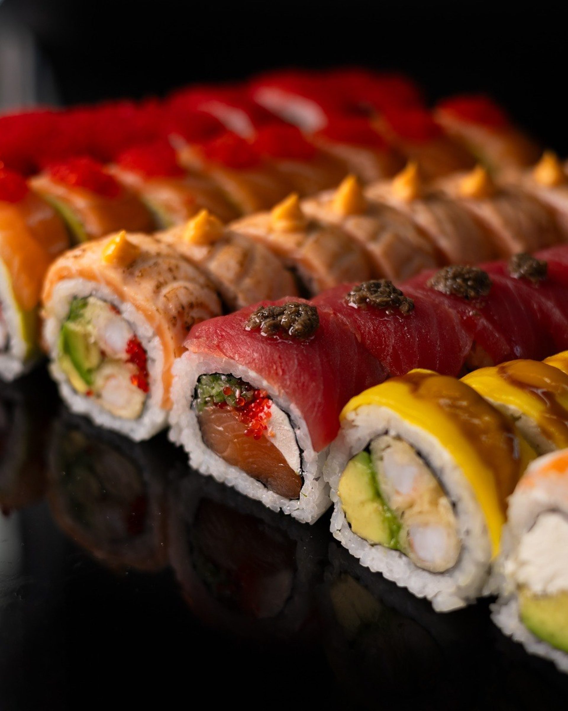 Rolls, nigiri and sets